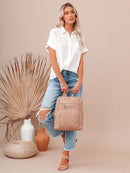 Camisa Manga Curta em Linho - Oferta Única